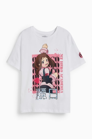 Kinder Mädchen - My Hero Academia - Kurzarmshirt - weiß