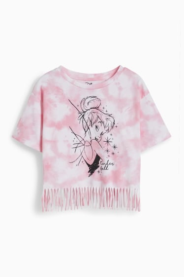 Kinderen - Tinkerbell - T-shirt - wit / roze