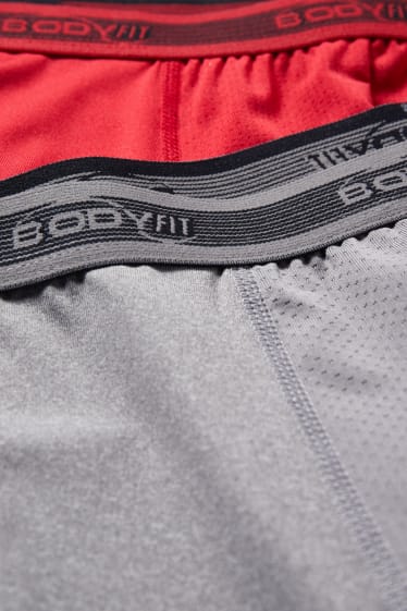 Hommes - Lot de 2 - boxers - rouge foncé