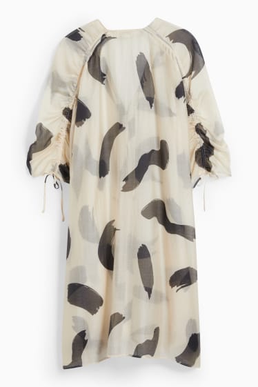 Women - Kaftan - patterned - light beige