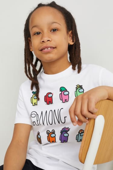 Enfants - Among Us - T-shirt - blanc