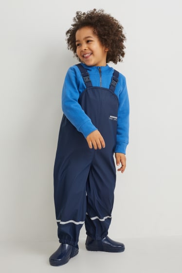 Enfants - Pantalon de pluie - bleu foncé