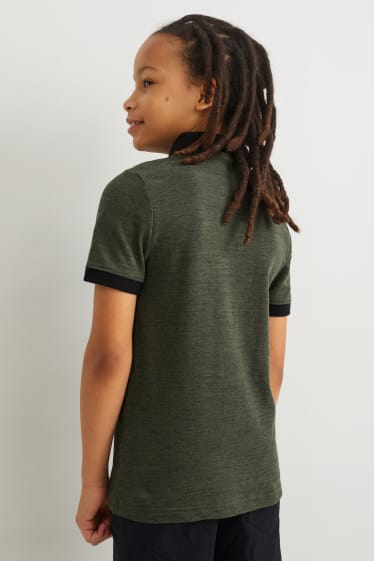 Kinder - Poloshirt - grün