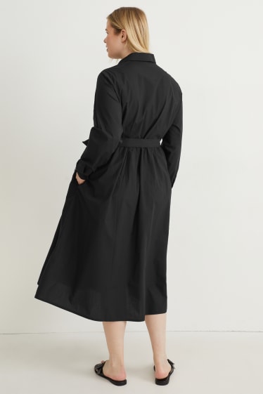 Femmes - Robe chemisier - noir