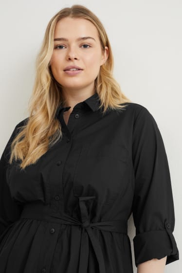 Femmes - Robe chemisier - noir