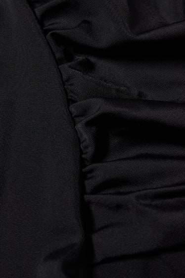 Kobiety - Strój kąpielowy z marszczeniem - wyściełany - LYCRA® XTRA LIFE™ - czarny