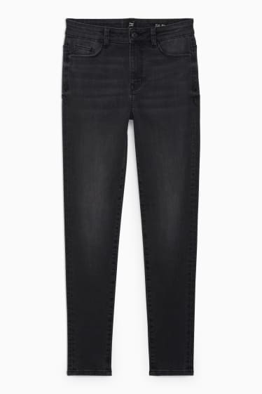 Dames - Skinny jeans - mid waist - shaping jeans - LYCRA® - jeansdonkergrijs