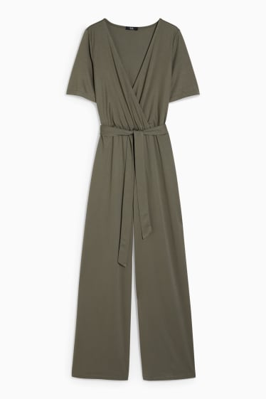 Damen - Jumpsuit - grün