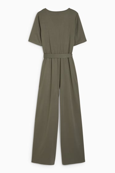 Damen - Jumpsuit - grün