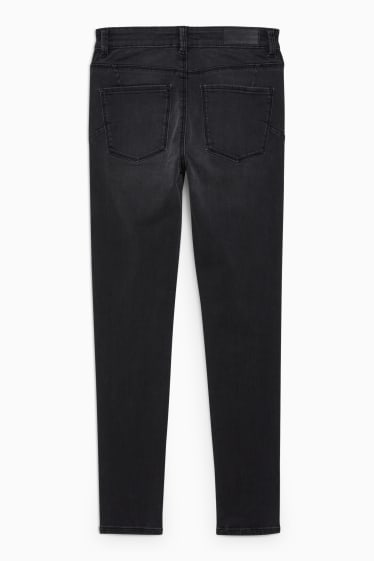 Donna - Skinny jeans - vita media - modellanti - LYCRA® - jeans grigio scuro