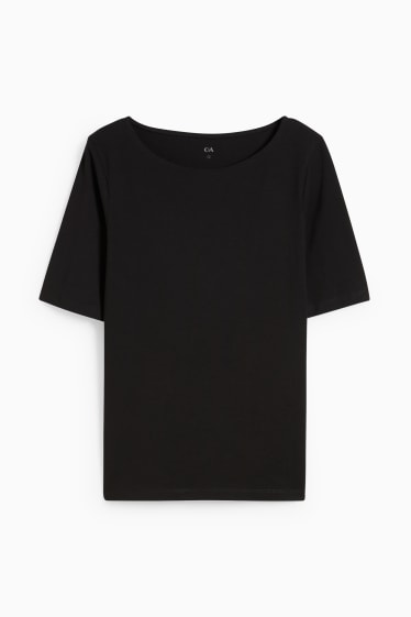 Donna - T-shirt - LYCRA® - nero