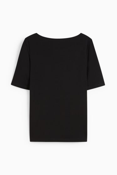 Damen - T-Shirt - LYCRA® - schwarz
