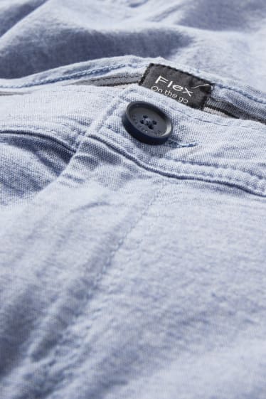 Hommes - Short - Flex - bleu clair