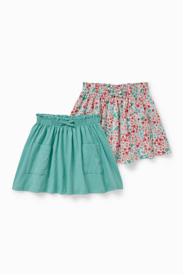 Children - Multipack of 2 - skirt - turquoise