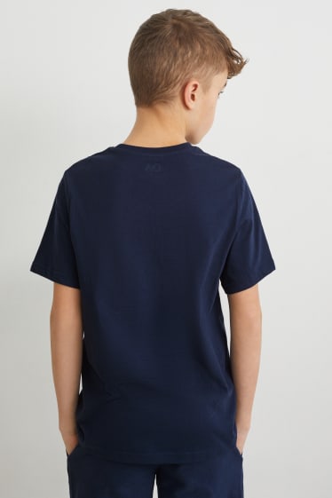 Niños - Pack de 6 - camisetas de manga corta - azul oscuro