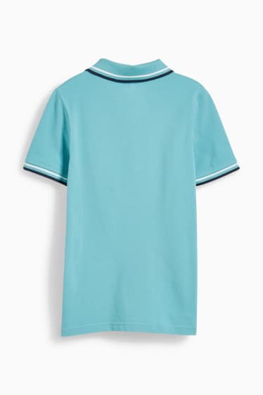 Kinderen - Poloshirt - turquoise
