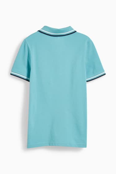 Copii - Tricou polo - turcoaz