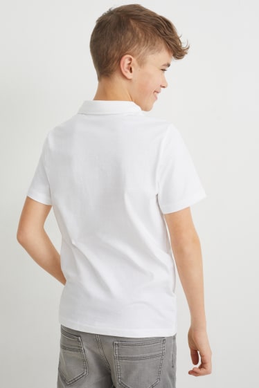 Kinder - Poloshirt - weiss