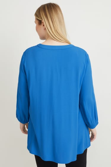 Dames - Blouse - blauw