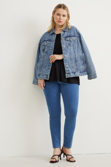 Dámské - Jegging jeans - high waist - džíny - modré