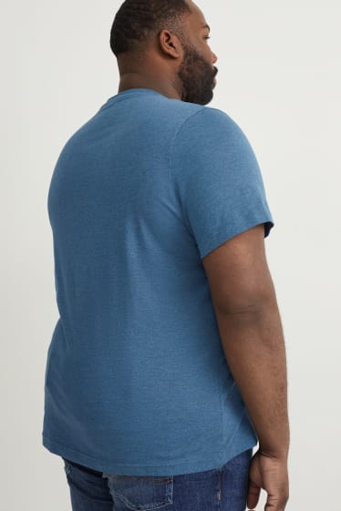 Hombre - Camiseta - azul oscuro