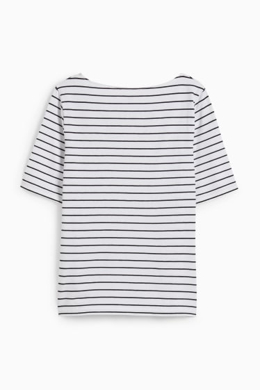 Damen - T-Shirt - LYCRA® - cremeweiss