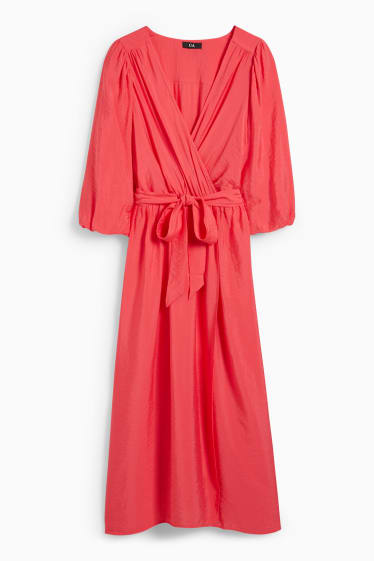 Women - Wrap dress - pink