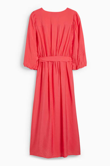 Women - Wrap dress - pink