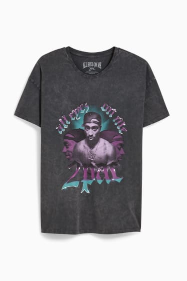 Femei - Tricou - 2Pac - negru