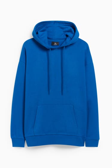 Hombre - Sudadera con capucha - azul