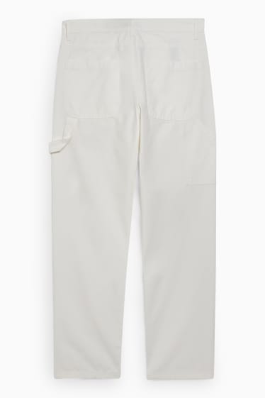 Hombre - Pantalón cargo - relaxed fit - blanco roto