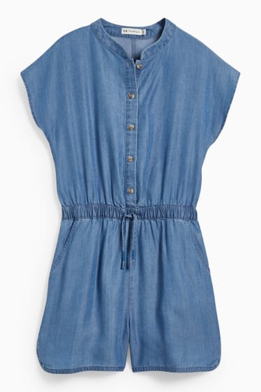 Bambine - Tuta - jeans blu