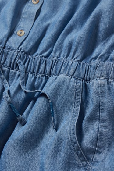 Bambine - Tuta - jeans blu