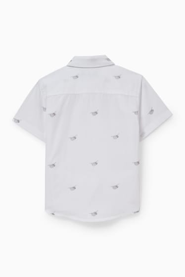 Enfants - Chemise - à motif - blanc