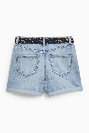 Nena - Texans curts - texà blau clar