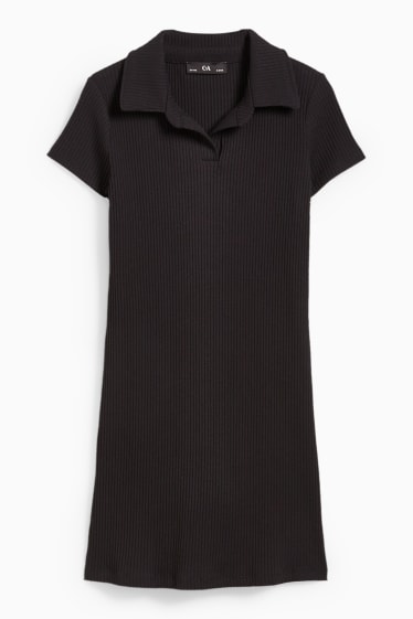 Kinder Mädchen - Kleid - schwarz