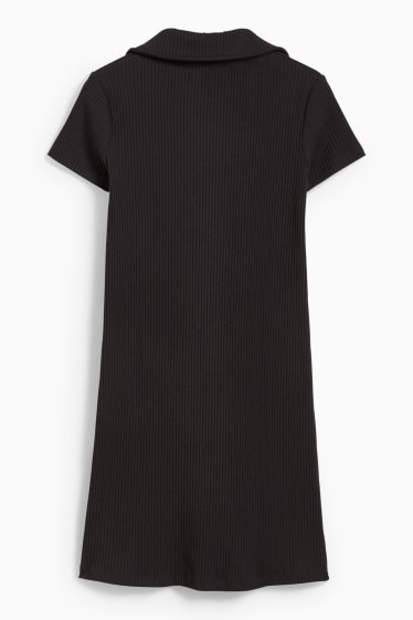 Kinder Mädchen - Kleid - schwarz