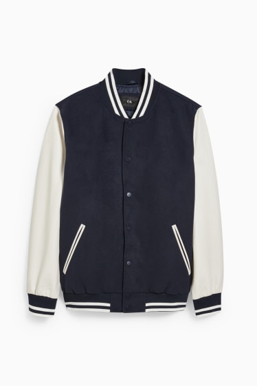 Men - Bomber jacket - dark blue