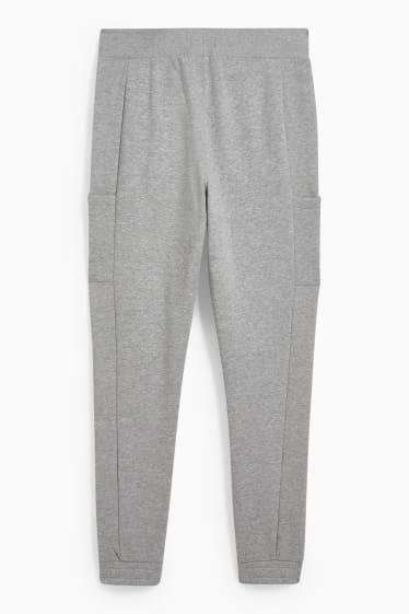 Hommes - Pantalon de jogging - gris chiné