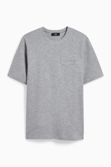 Uomo - T-shirt - grigio melange