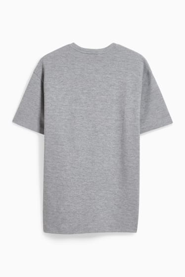 Hombre - Camiseta - gris jaspeado