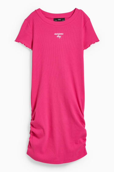 Bambine - Vestito a t-shirt - rosa scuro