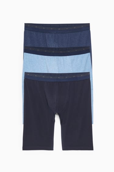Home - Paquet de 3 - calçotets trunk - blau fosc