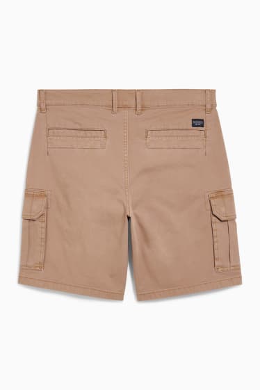 Herren - Cargoshorts - taupe