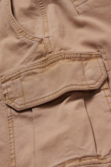 Hommes - Short cargo - taupe