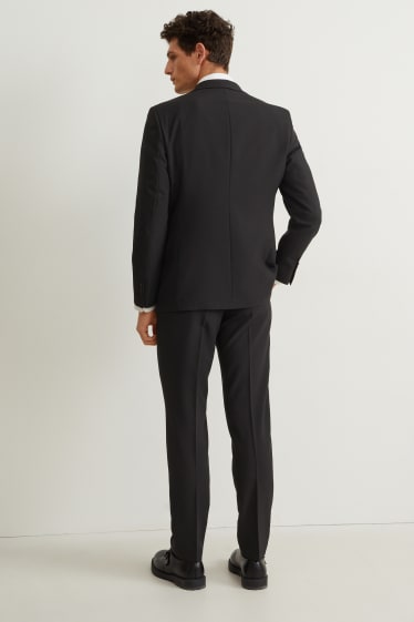 Bărbați - Costum cu două perechi de pantaloni - regular fit - 4 piese - negru