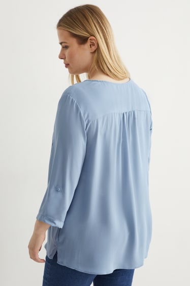 Donna - Confezione da 2 - blusa - azzurro