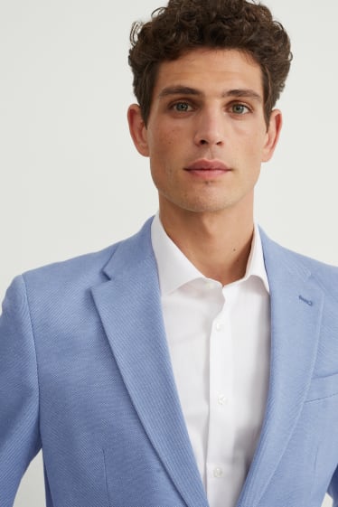 Heren - Colbert - regular fit - Flex - 4 Way Stretch - lichtblauw