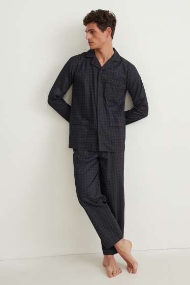 Herren - Pyjama  - schwarz