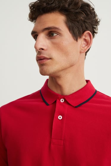 Men - Polo shirt - red